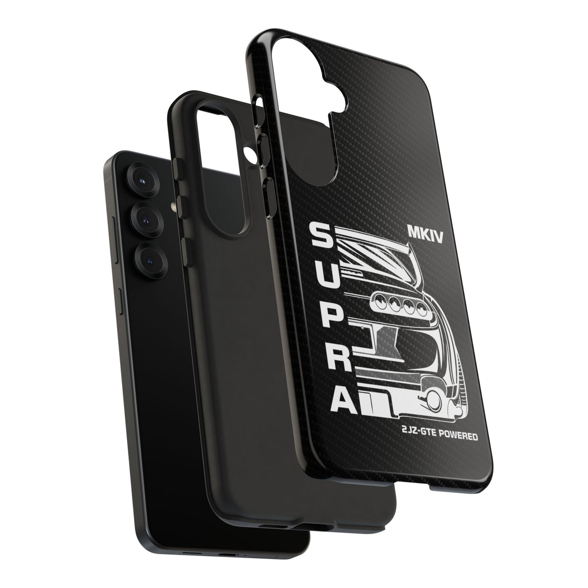 JDM Back View Tough Phone Case - Samsung Galaxy S25 Plus, glossy, dual-layer protection