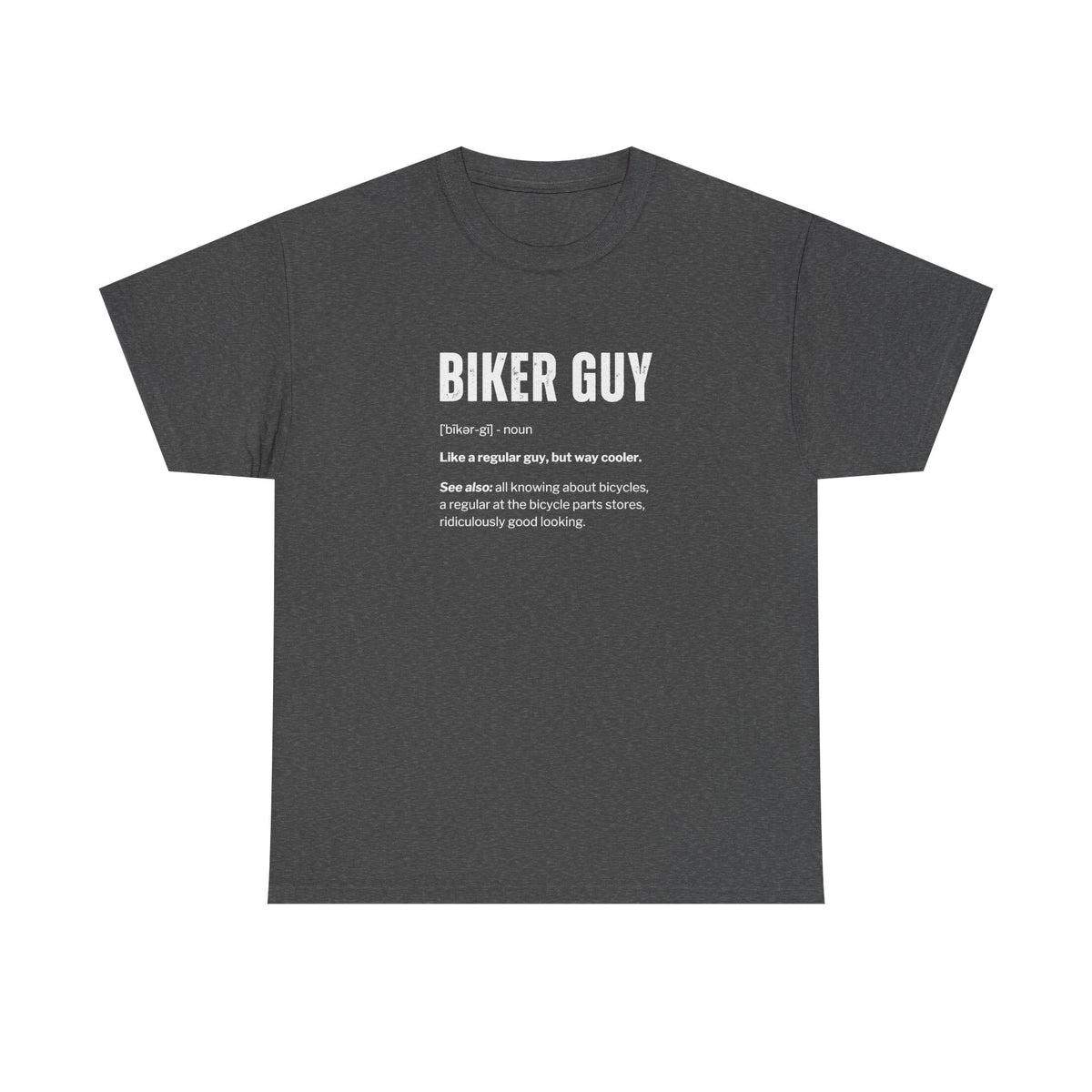 Cyclist Definition Funny T-Shirt - Black