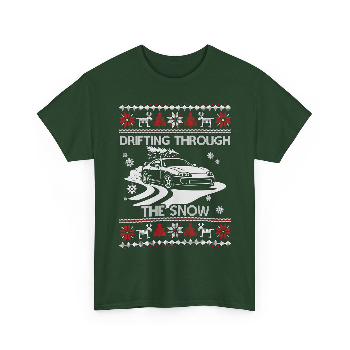 Christmas Drift Car T-Shirt
