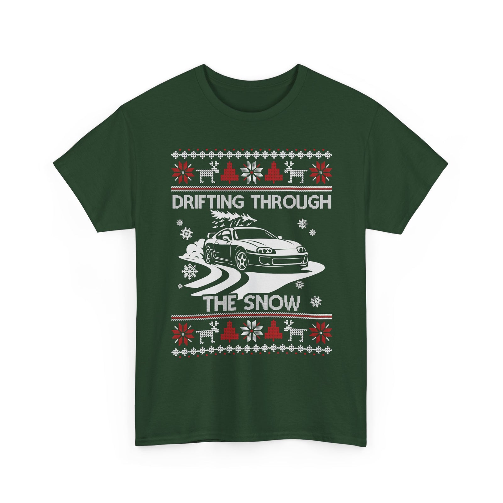 Christmas Drift Car T-Shirt
