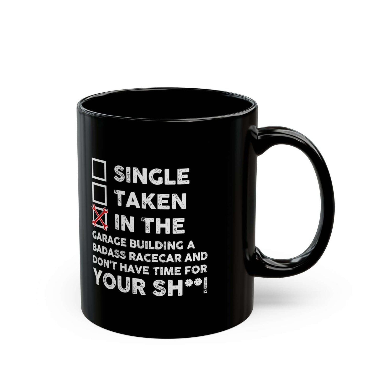 In the Garage Building a Racecar Mug funny mug - automotive enthusiast gift