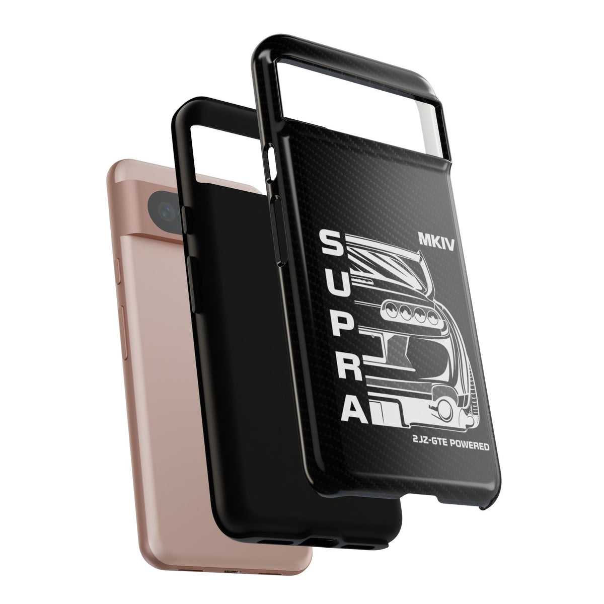JDM Back View Tough Phone Case - Google Pixel 8, glossy, dual-layer protection