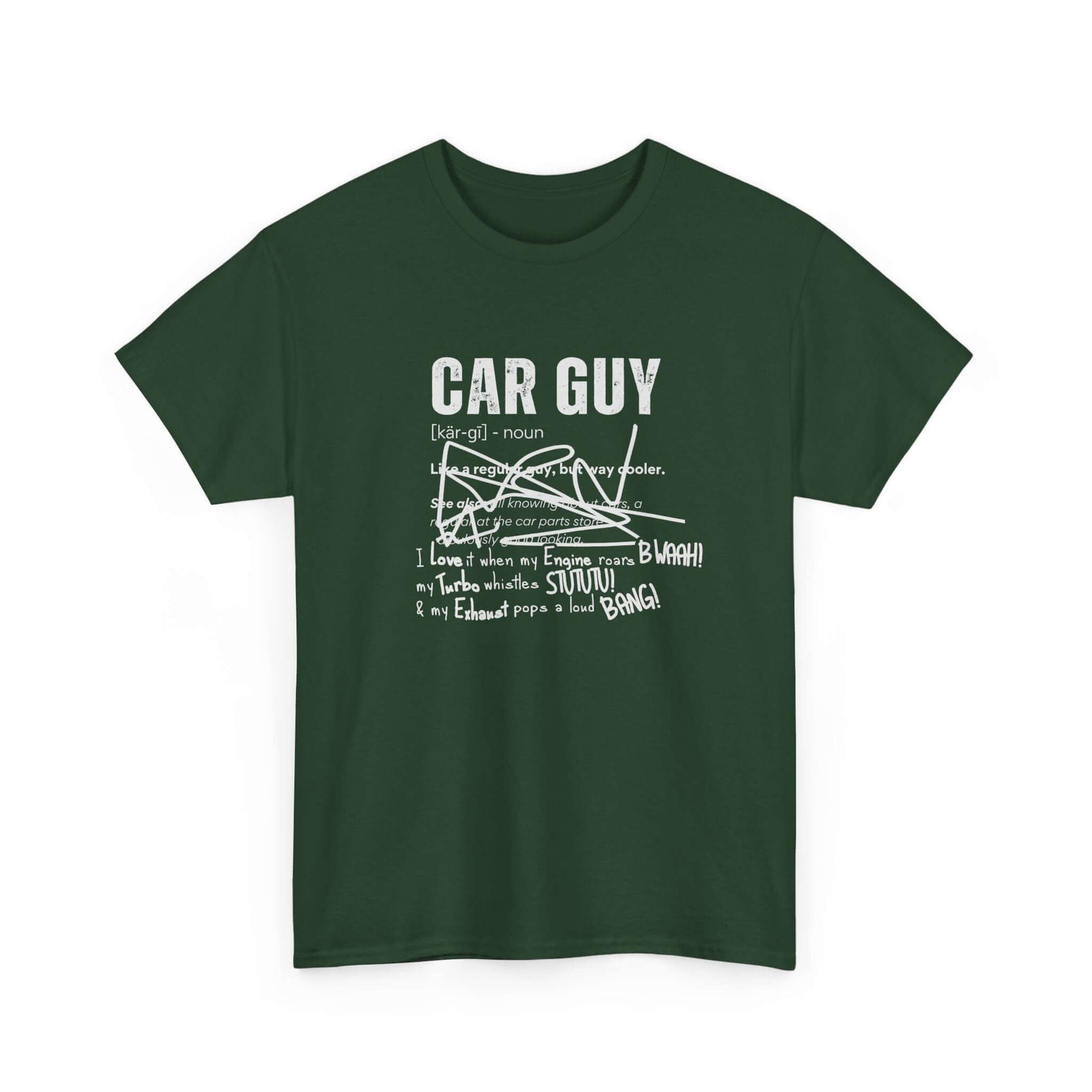 Funny car guy t-shirt - definition tee for car enthusiasts