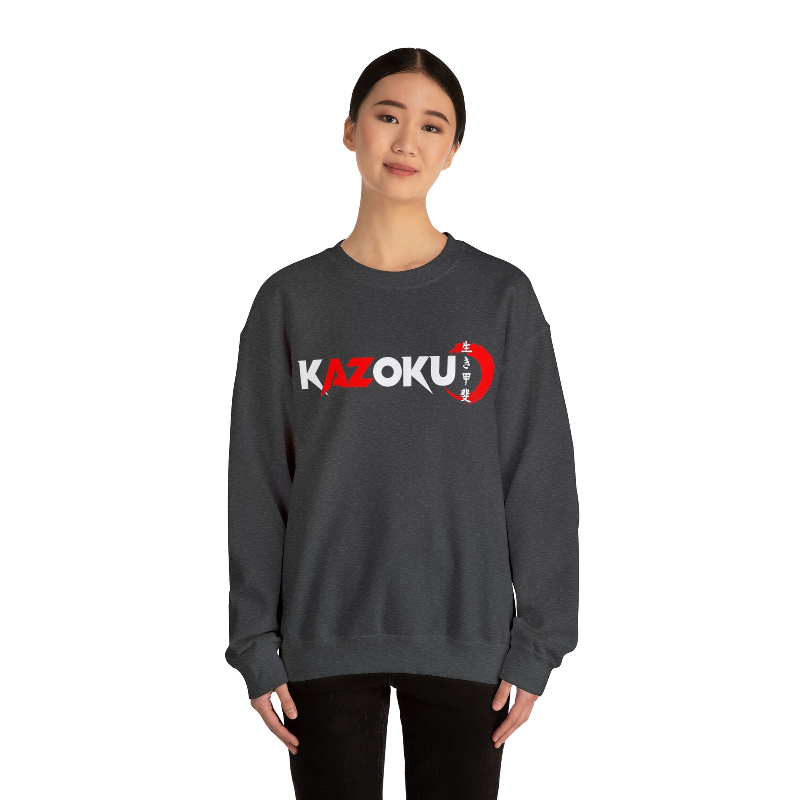 KAZOKU Sweatshirt Red - Design 1