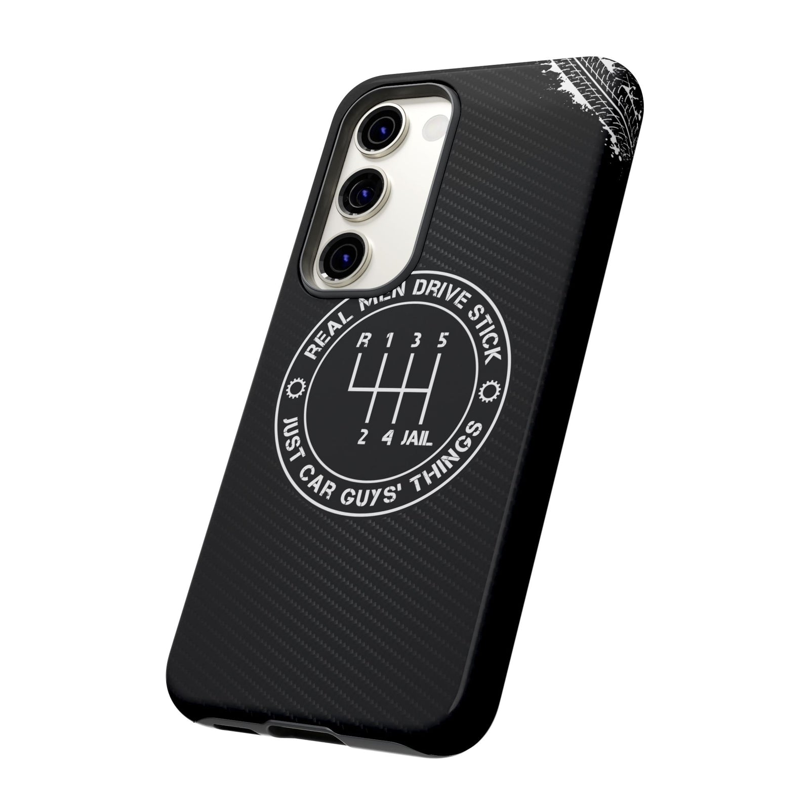 Real Men Drive Stick Manual Transmission Tough Phone Case | Car Guy Gift