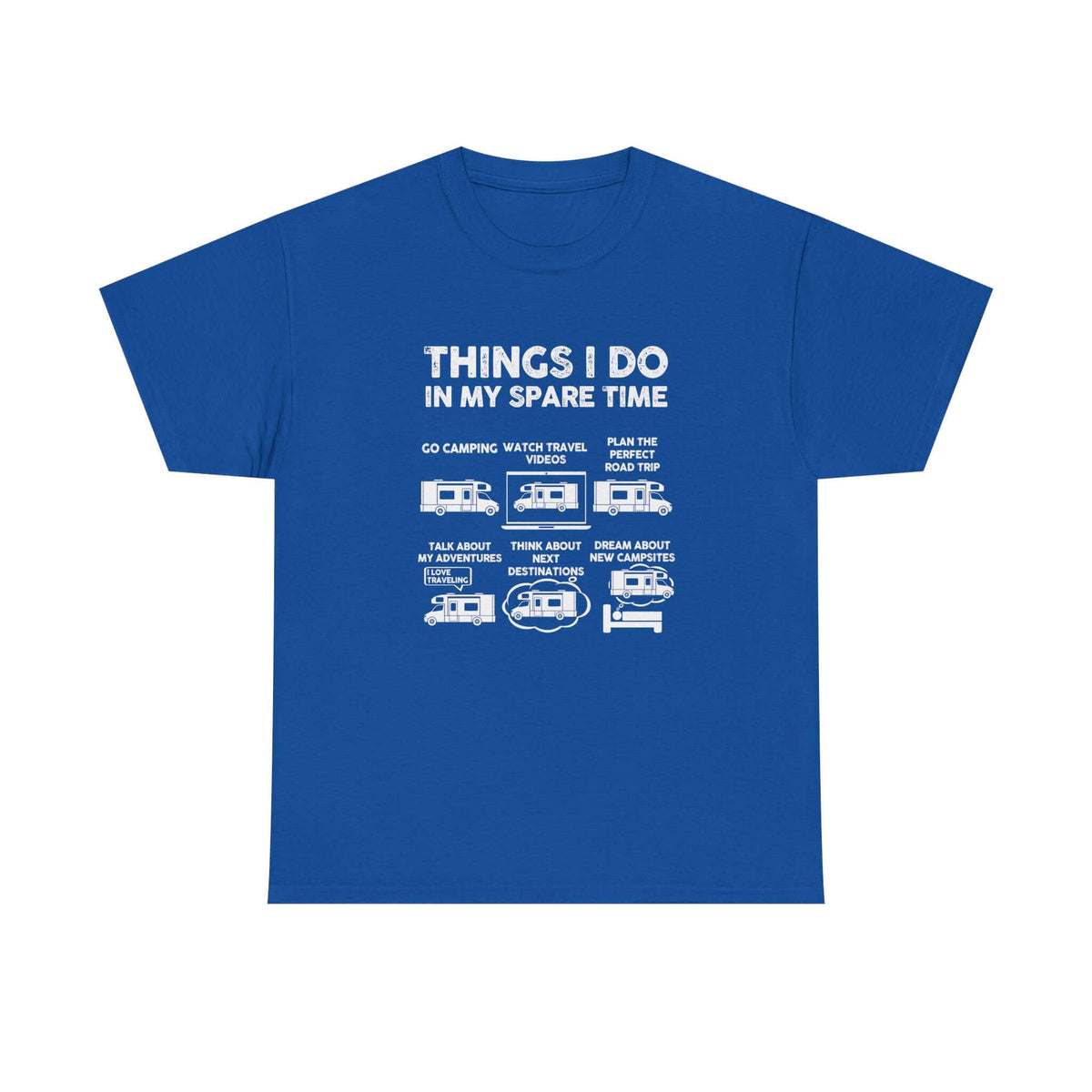 RV life shirt - things I do in spare time - camper gift tee