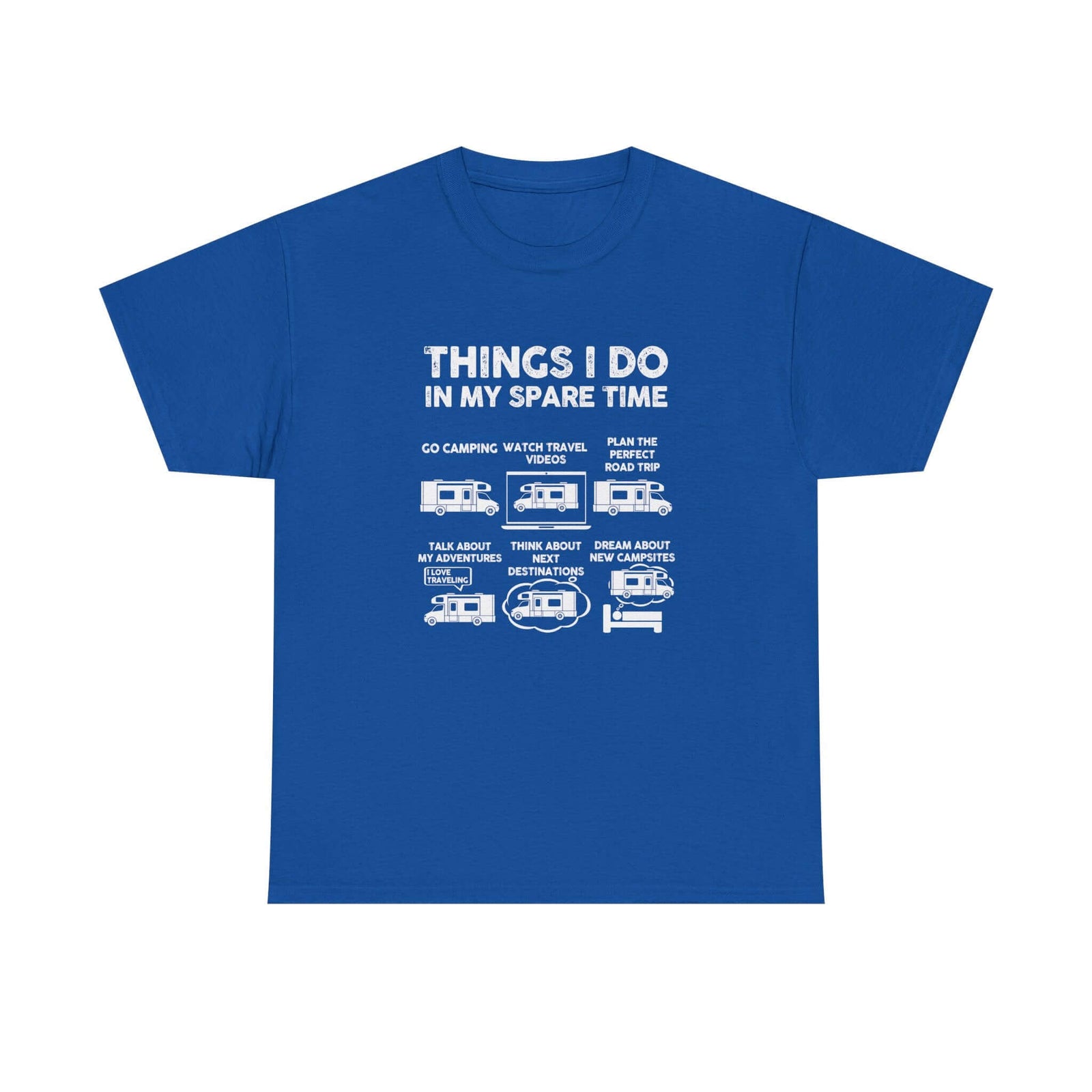 RV life shirt - things I do in spare time - camper gift tee