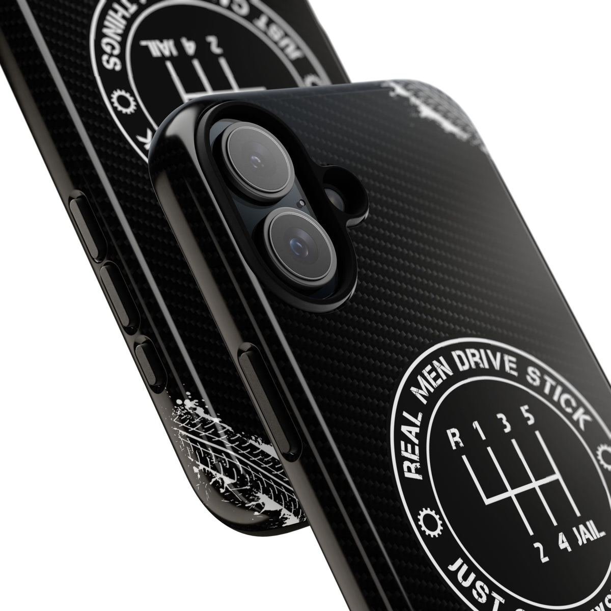 Real Men Drive Stick Manual Transmission Tough Phone Case | Car Guy Gift