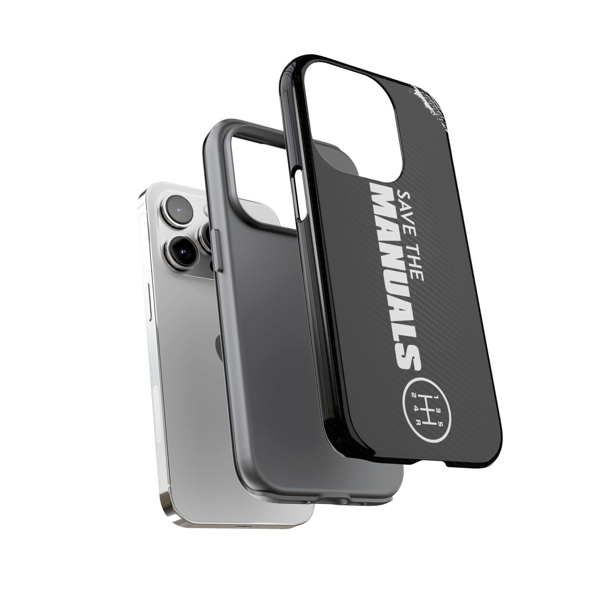 Save The Manuals Tough Phone Case | Manual Transmission Car Guy Gift