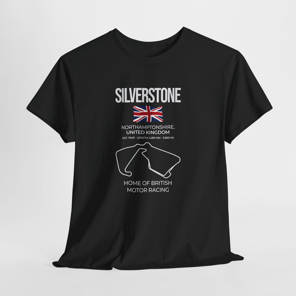 Silverstone Race Track T-Shirt t-shirt - funny car enthusiast gift