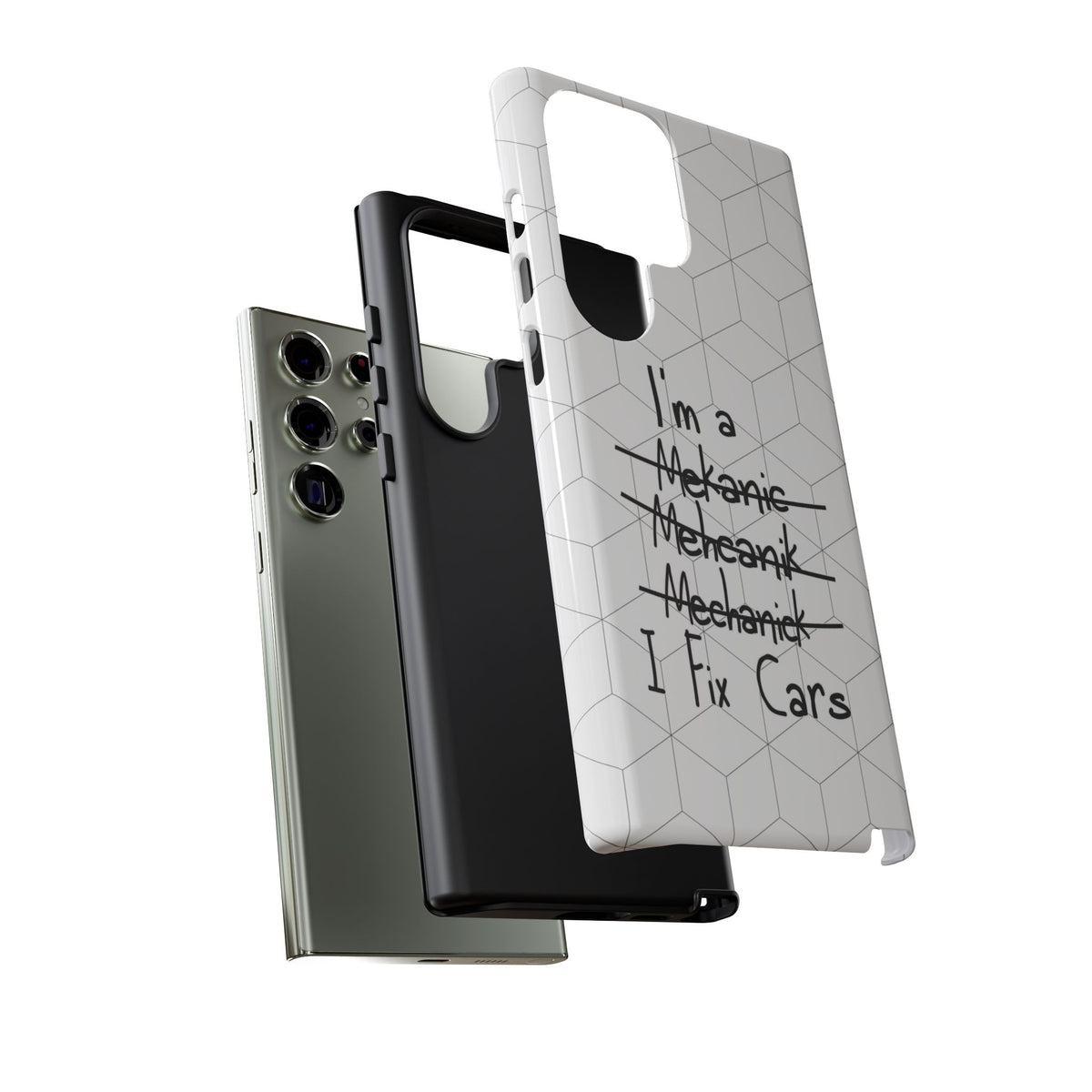 Mechanic I Fix Cars Funny Tough Phone Case | Car Guy Gift