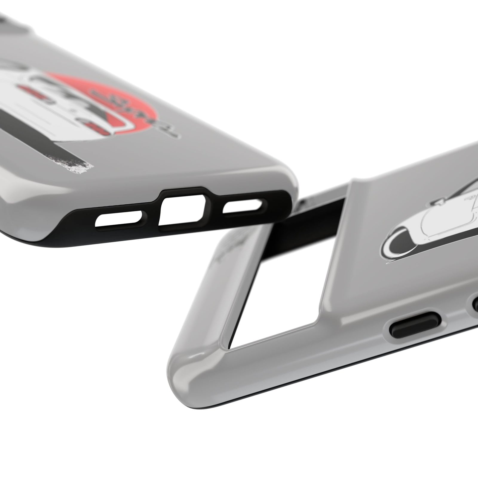 MKIV A80 Supra 2JZ Beast Tough Phone Case - Google Pixel 8 Pro, glossy, edge and port close-up