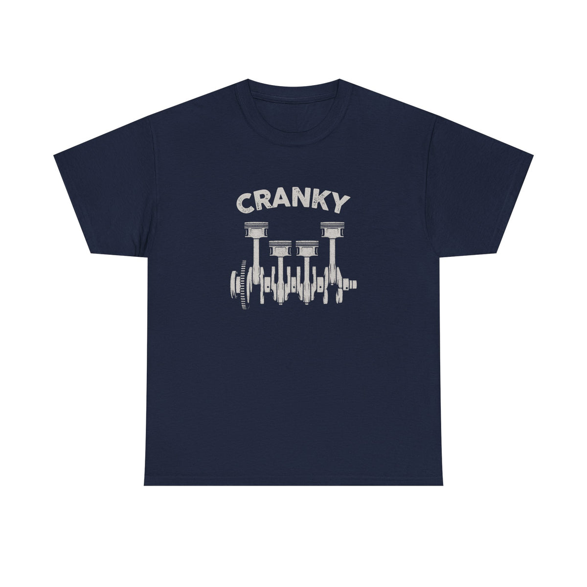 Cranky Mechanic shirt - White