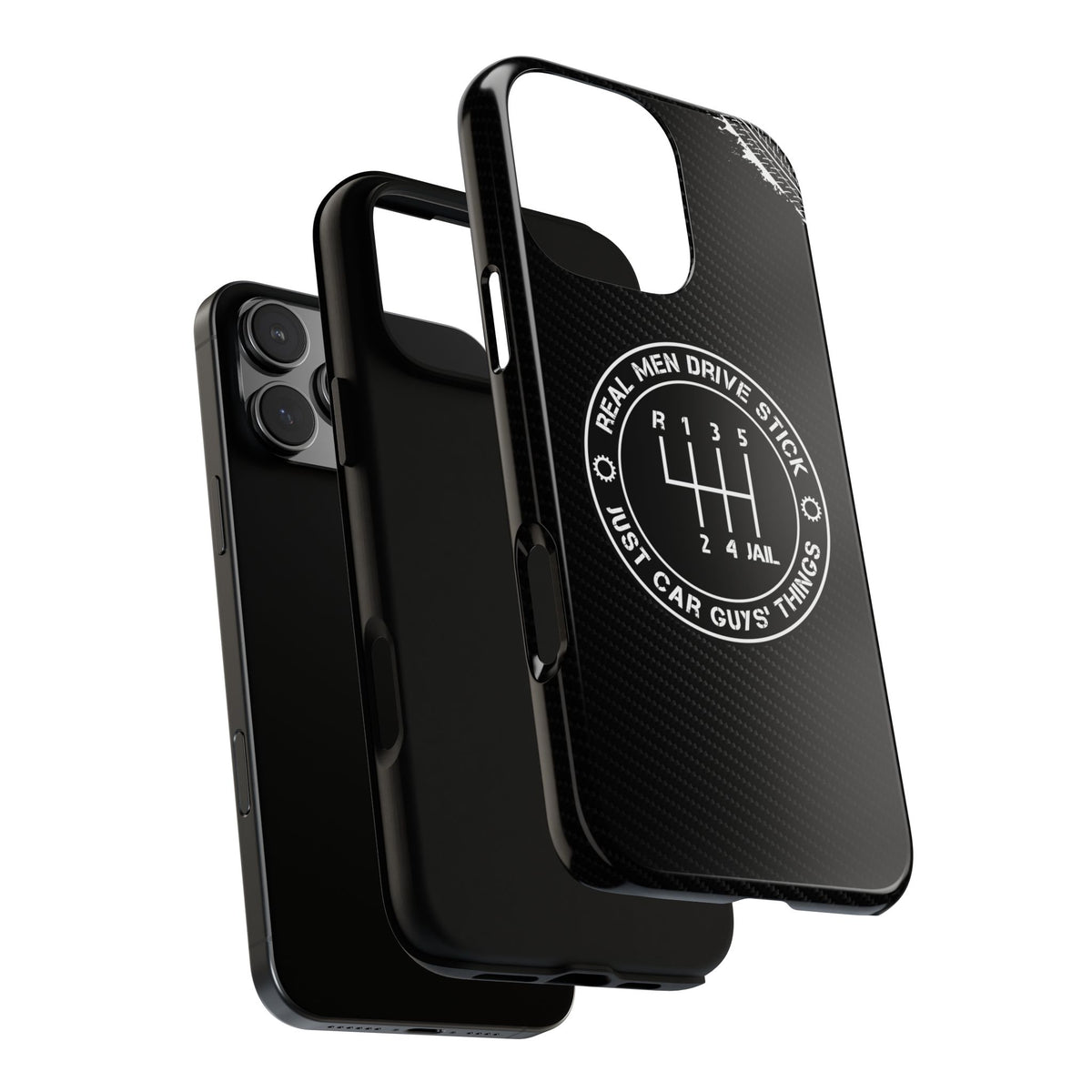 Real Men Drive Stick Manual Transmission Tough Phone Case | Car Guy Gift