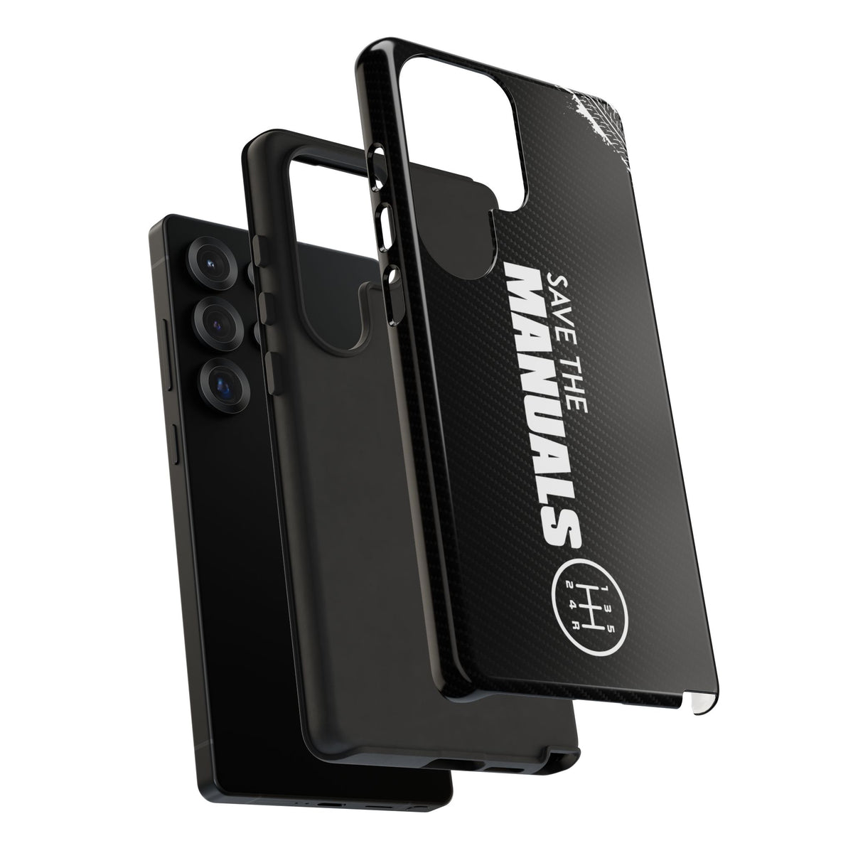 Save The Manuals Tough Phone Case | Manual Transmission Car Guy Gift
