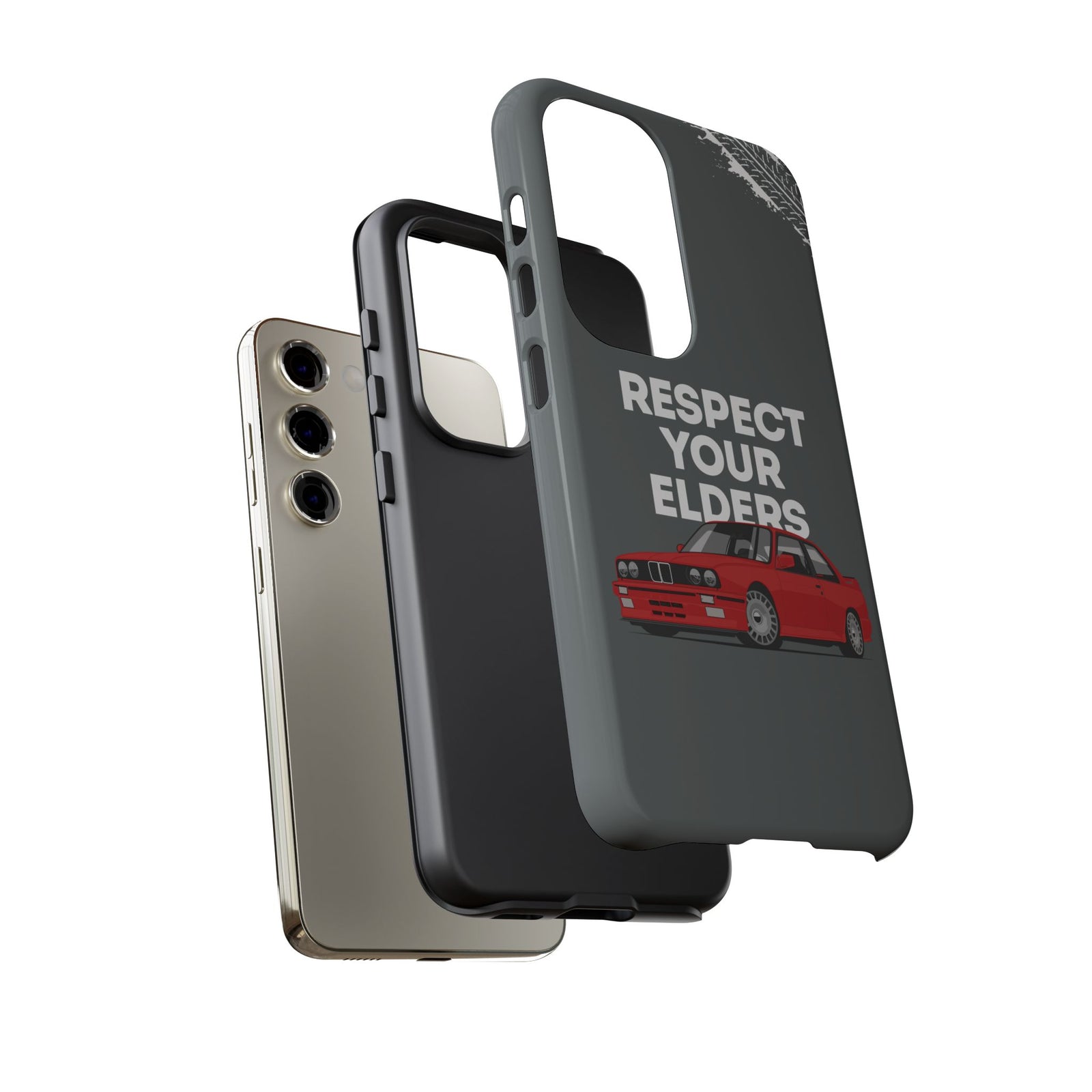 E30 M3 Respect Your Elders Tough Phone Case | Classic Car Guy Gift