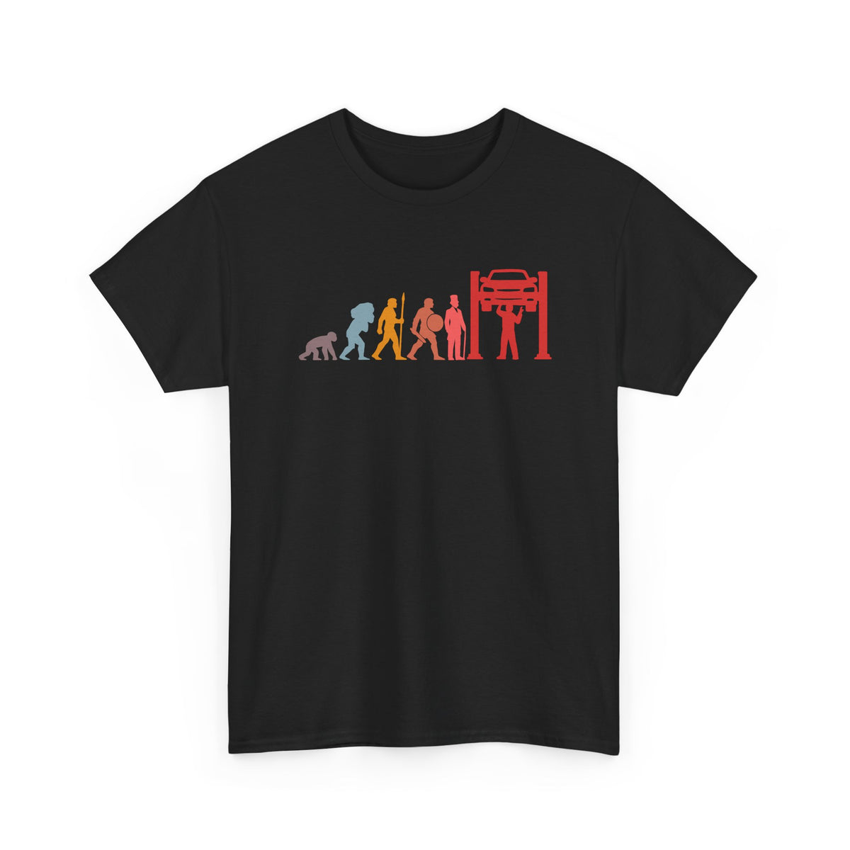 Evolution of a Mechanic T-Shirt car enthusiast apparel