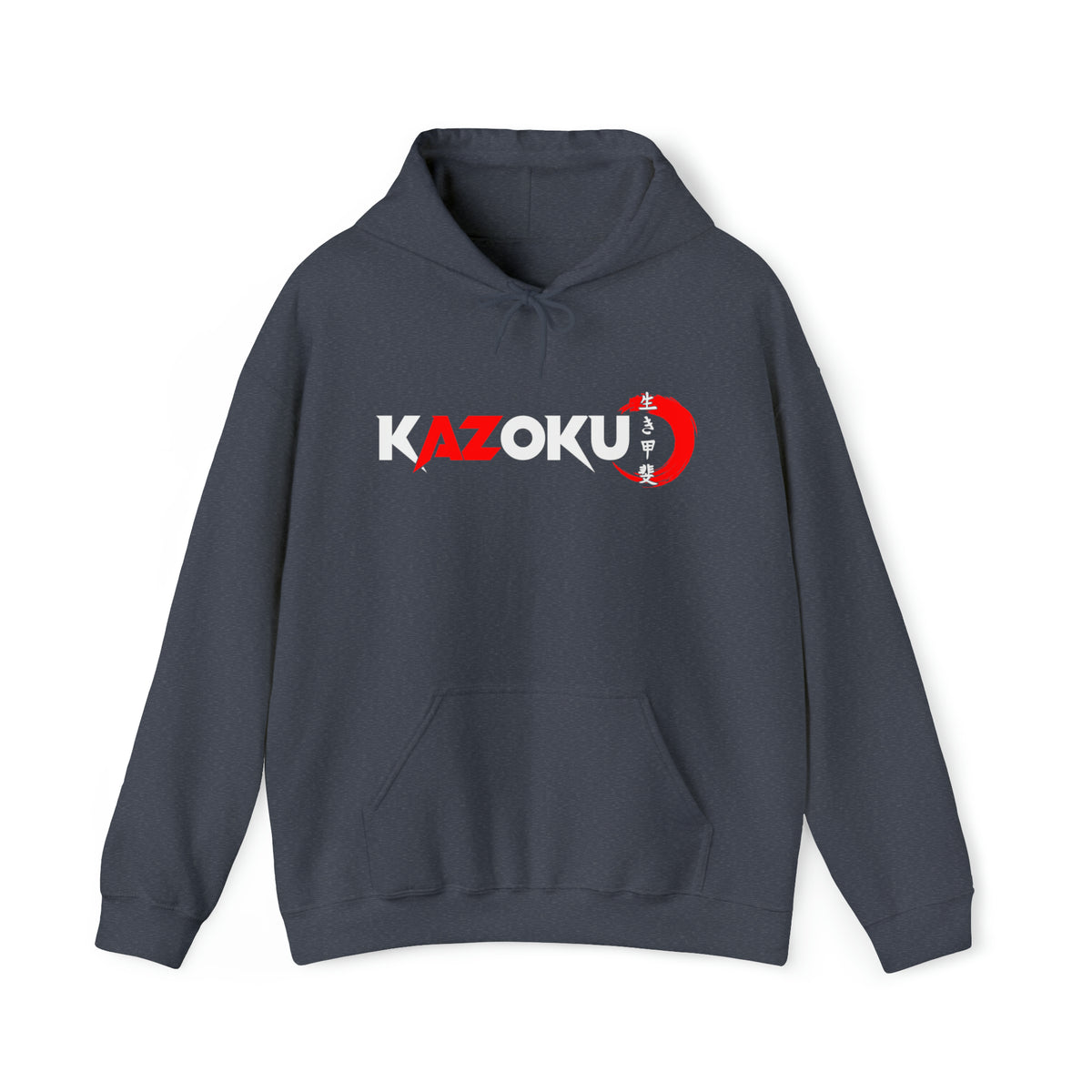 KAZOKU Hoodie Red - Design 1