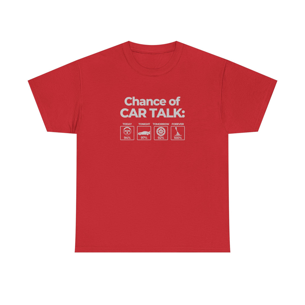 100% Chance of Car Talk T-Shirt - Navy