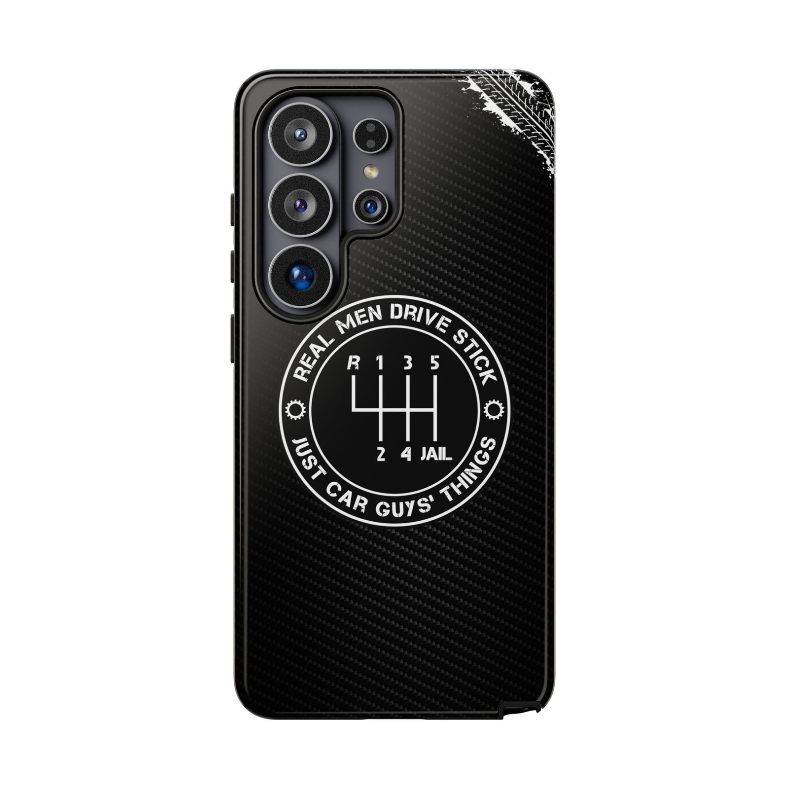 Real Men Drive Stick Manual Transmission Tough Phone Case | Car Guy Gift