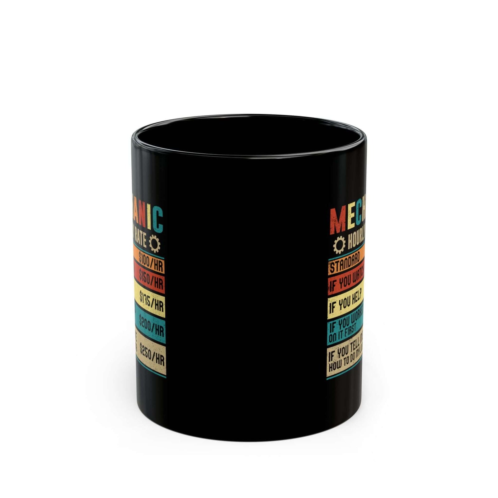 Mechanic Hourly Rate Coffee Mug coffee mug - funny car guy gift