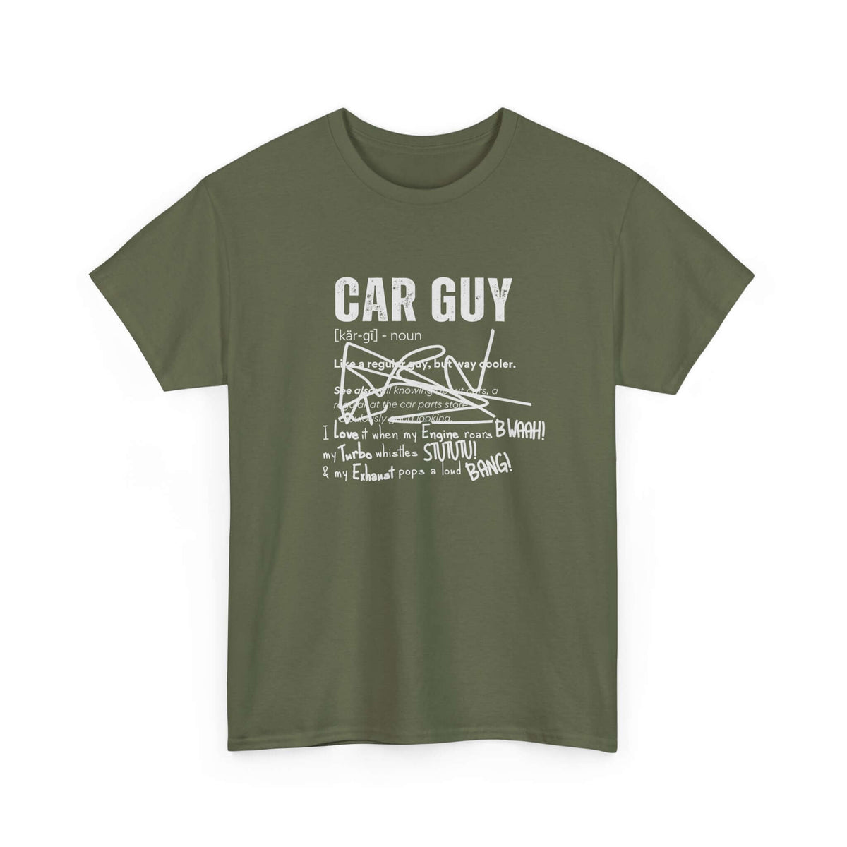 Car guy definition t-shirt - funny car enthusiast gift - car lover tee