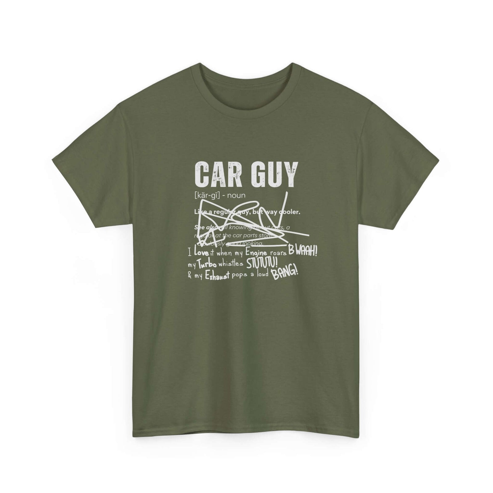 Car guy definition t-shirt - funny car enthusiast gift - car lover tee