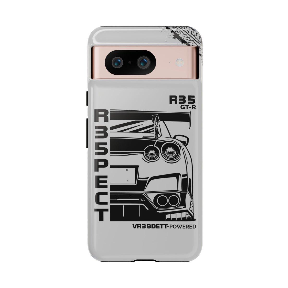 JDM Front View Tough Phone Case - Google Pixel 8, glossy, front view