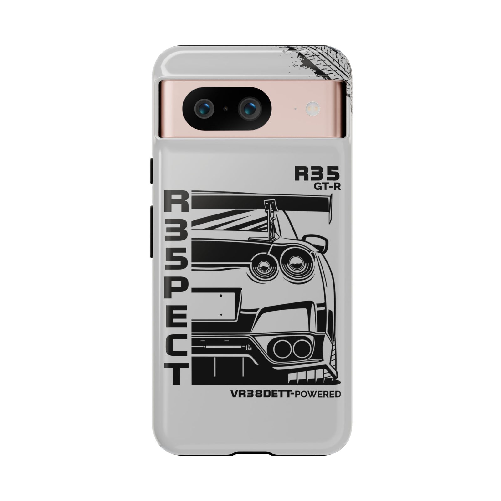 JDM Front View Tough Phone Case - Google Pixel 8, glossy, front view
