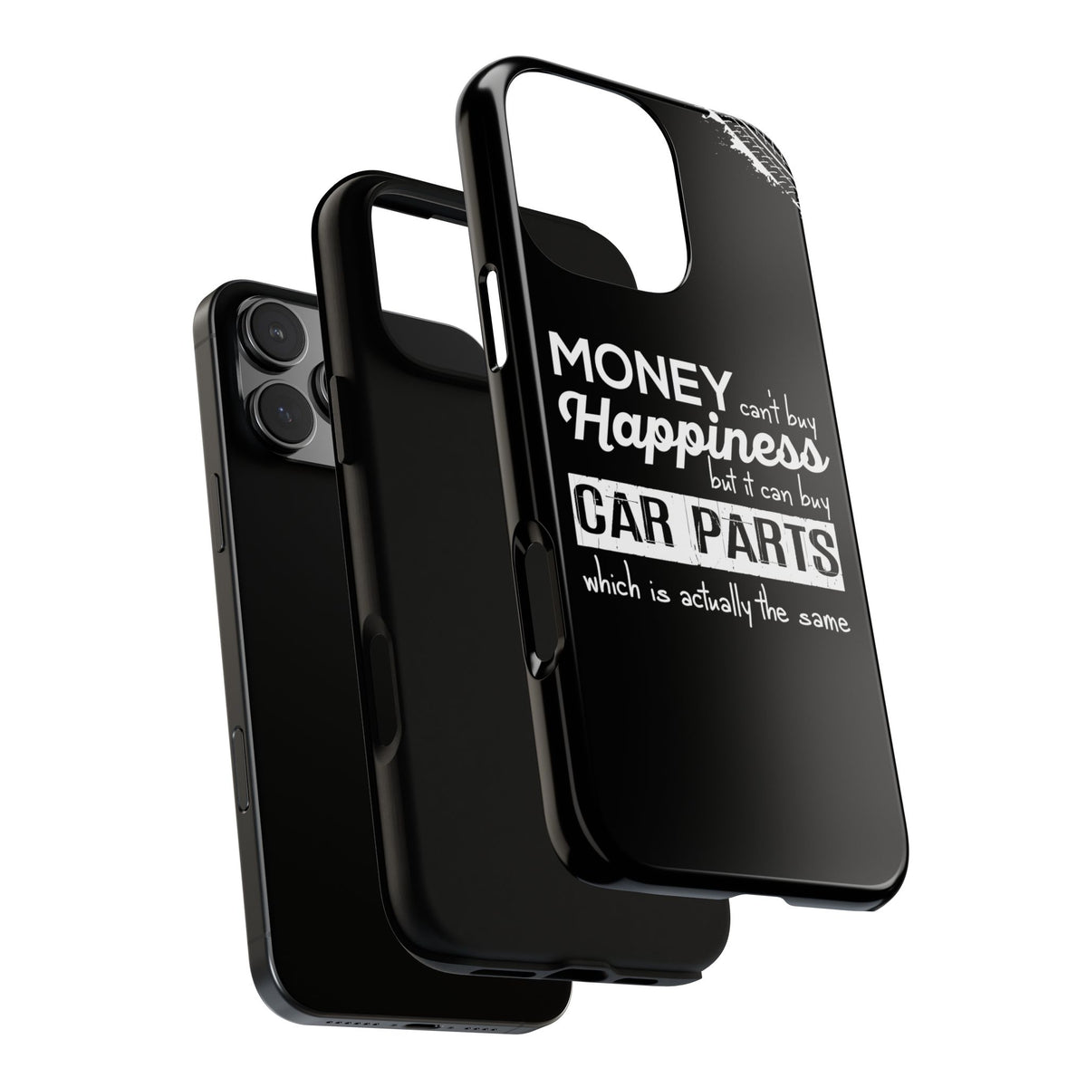 More Car Parts Equals Happiness Tough Phone Case | Car Enthusiast Gift