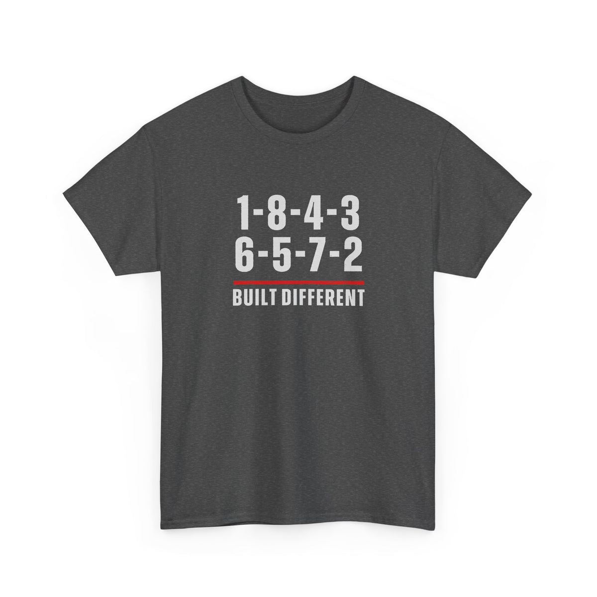 Built Different V8 Firing Order Graphic T-Shirt