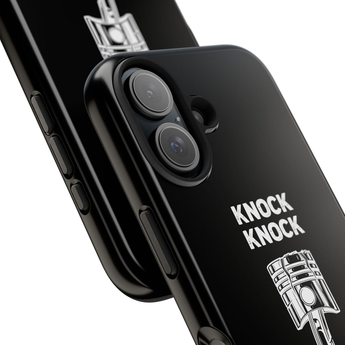 Knock Knock Broken Piston Phone Case | Funny Mechanic Car Guy Gift