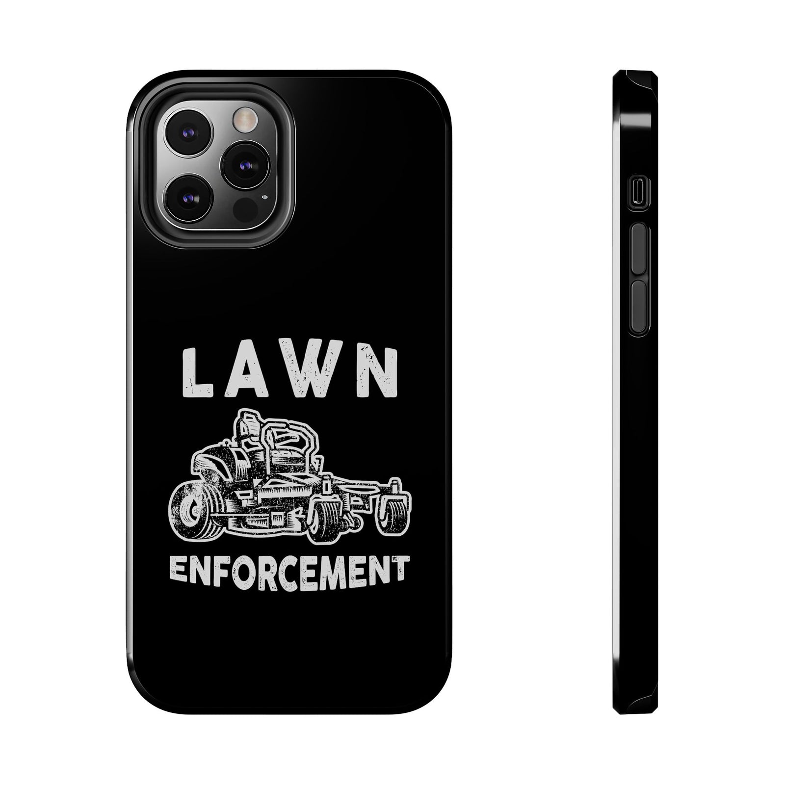 Lawn Enforcement Phone Case shirt color variant - car guy gift