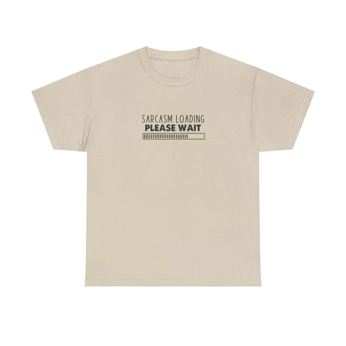 Sarcasm loading graphic tee - car guy humor shirt for petrolheads