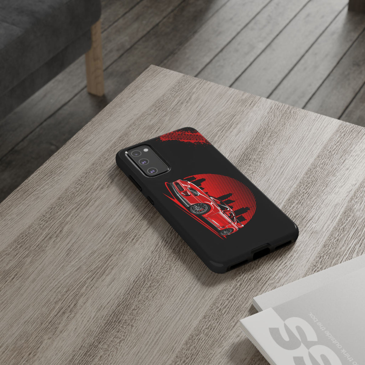 MKIV A80 Supra 2JZ Red City Tough Phone Case | JDM Car Guy Gift