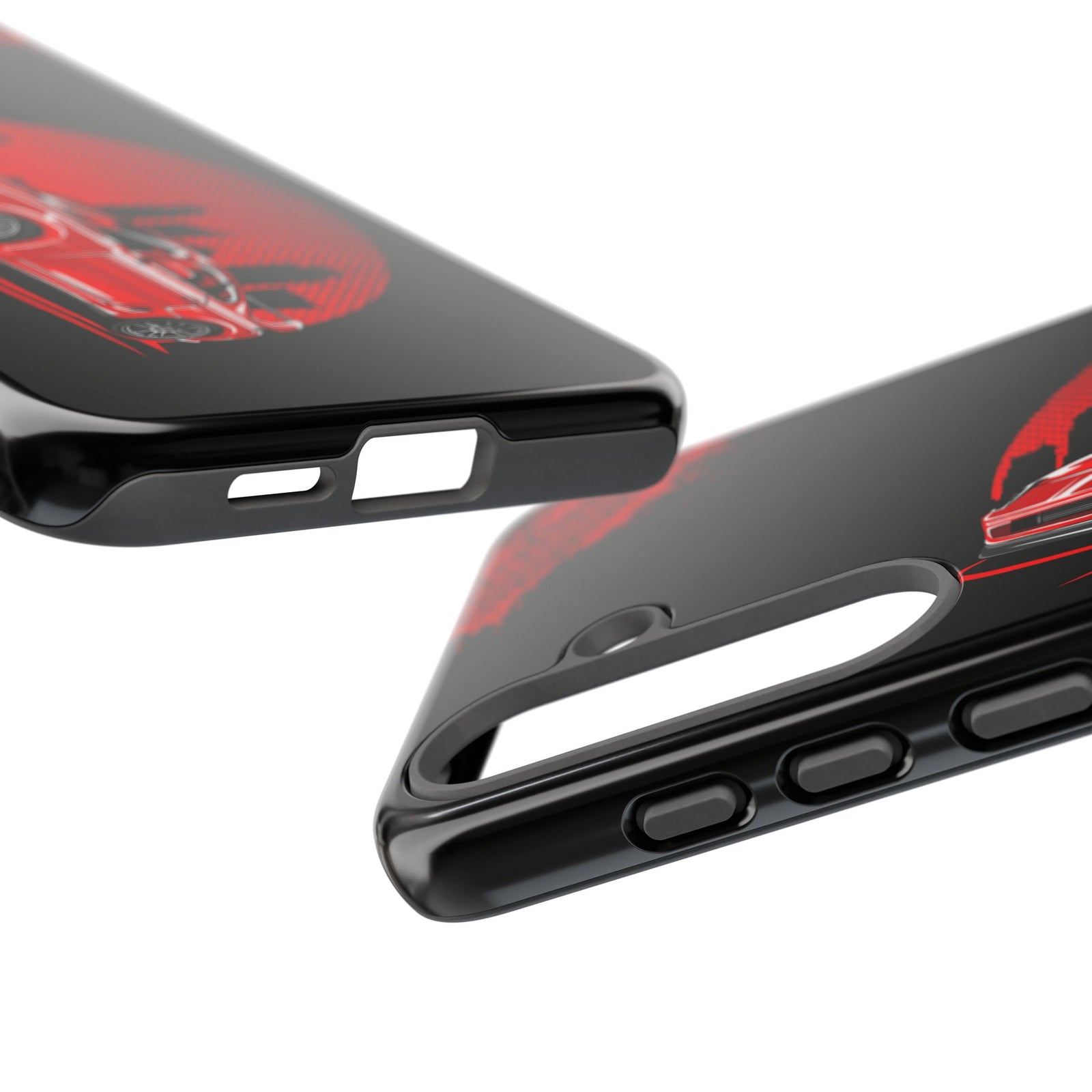 MKIV A80 Supra 2JZ Red City Tough Phone Case | JDM Car Guy Gift