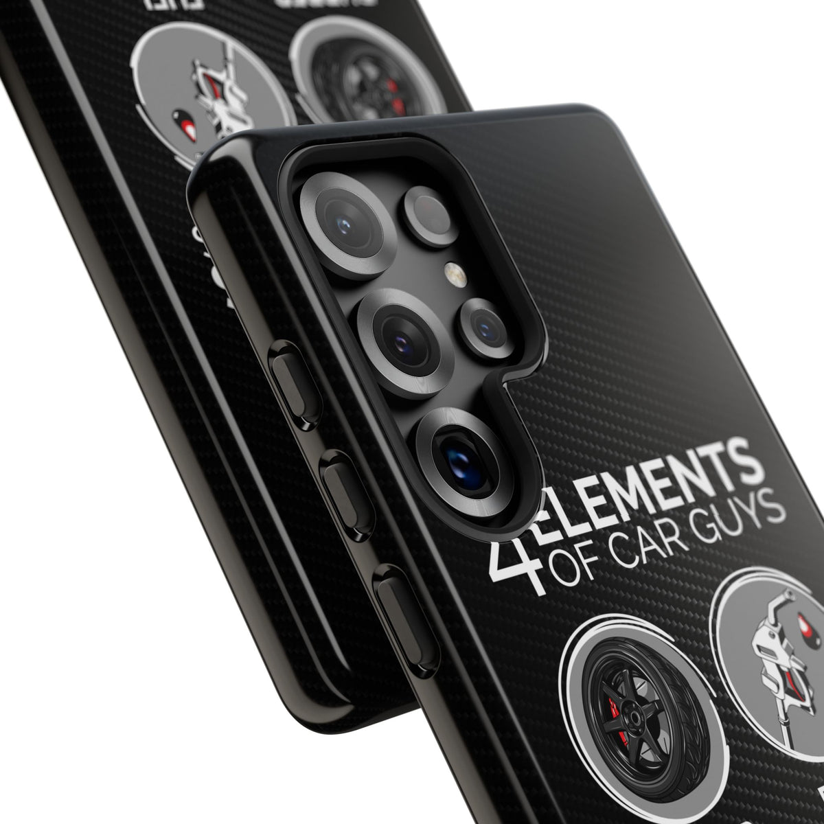 The 4 Elements of Car Guys Tough Phone Case | Funny Car Lover Gift