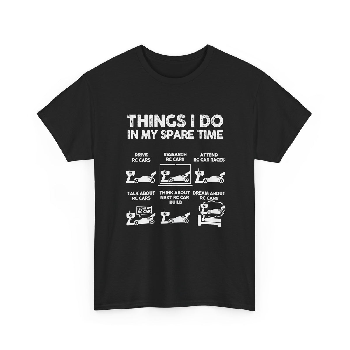 Things I Do In My Spare Time RC Car Racing T-Shirt | RC Car Guy Gift