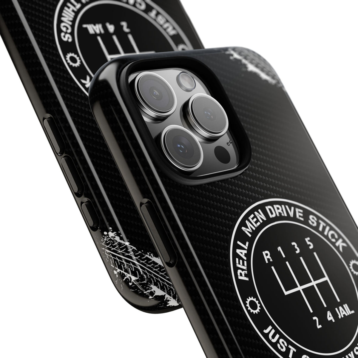 Real Men Drive Stick Manual Transmission Tough Phone Case | Car Guy Gift