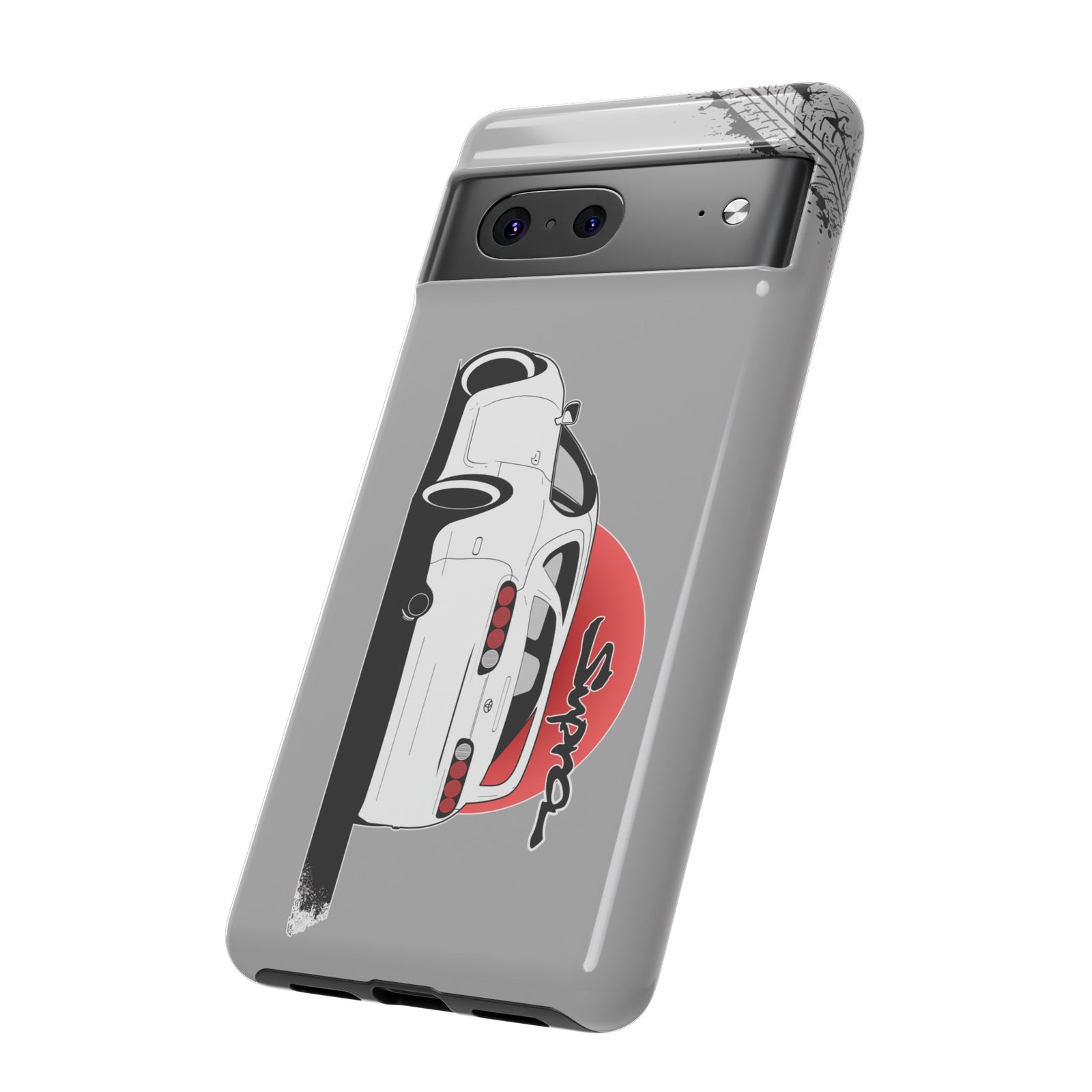 MKIV A80 Supra 2JZ Beast Tough Phone Case - Google Pixel 7, glossy, side view