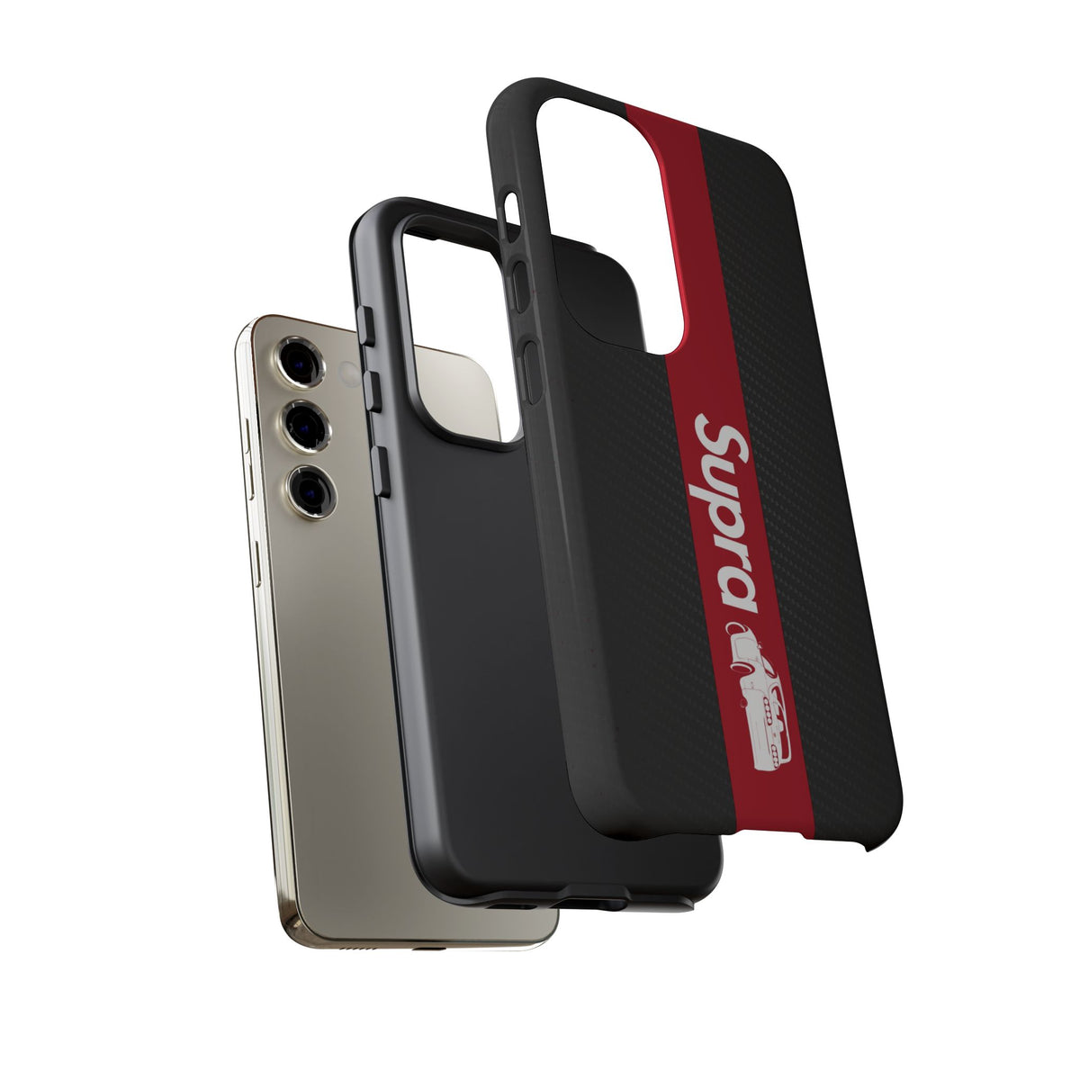 JDM Style Design Tough Phone Case - Samsung Galaxy S25, glossy, edge and port close-up