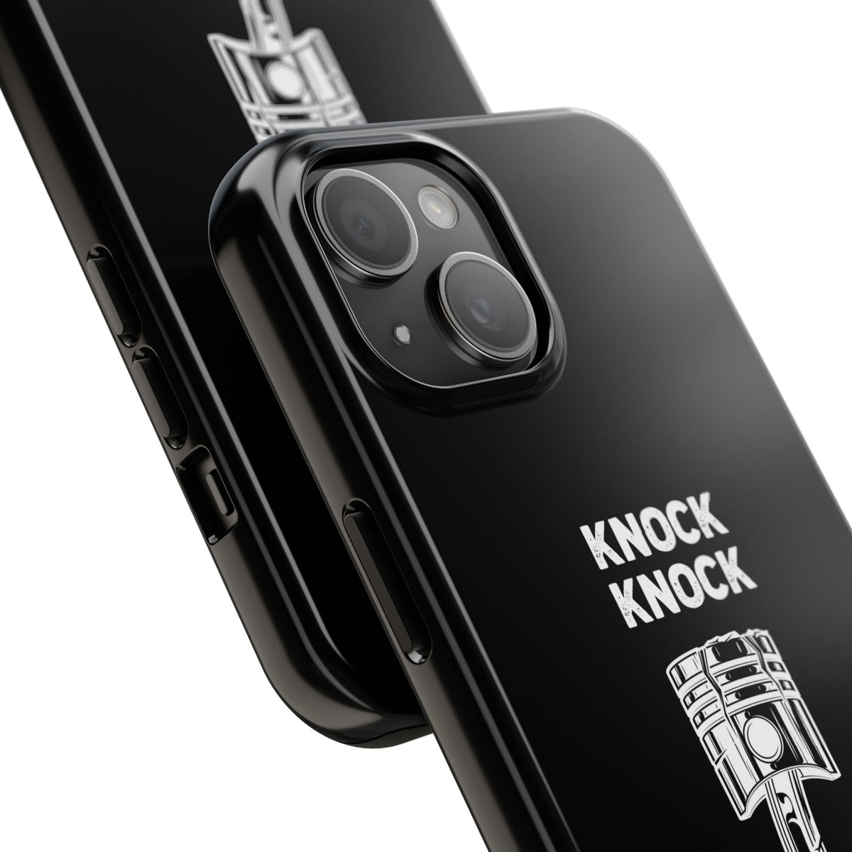 Knock Knock Broken Piston Phone Case | Funny Mechanic Car Guy Gift