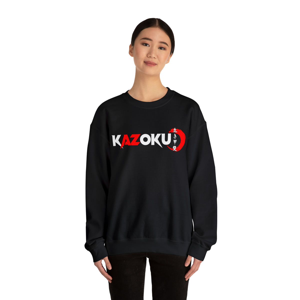 KAZOKU Sweatshirt Red - Design 1