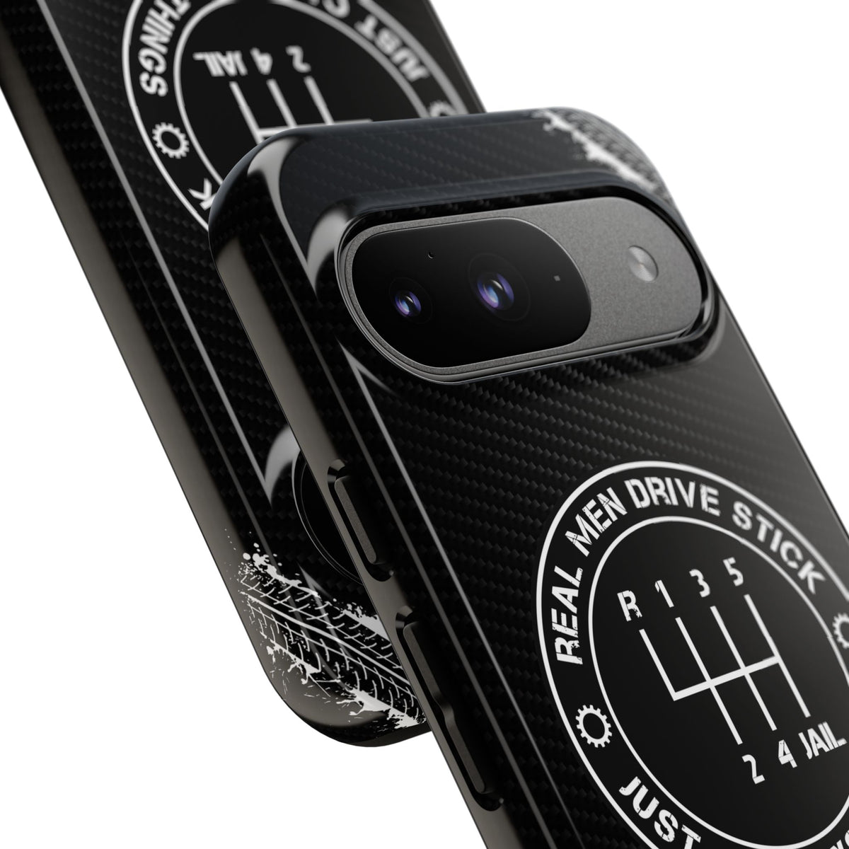 Real Men Drive Stick Manual Transmission Tough Phone Case | Car Guy Gift