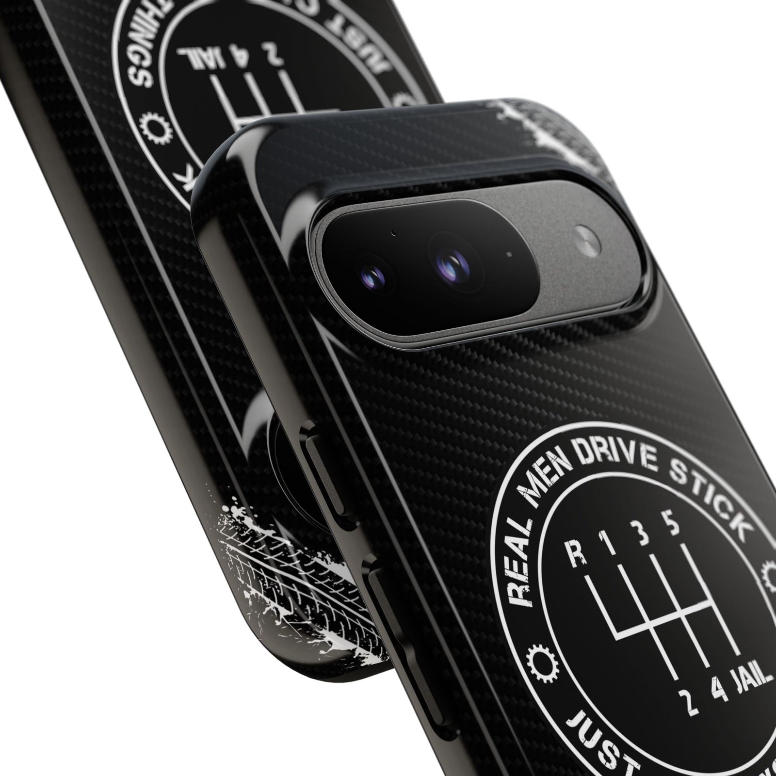 Real Men Drive Stick Manual Transmission Tough Phone Case | Car Guy Gift