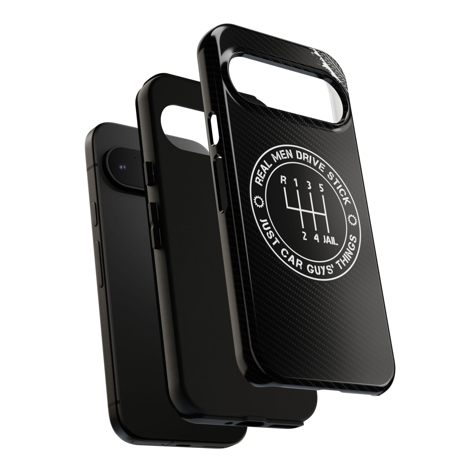 Real Men Drive Stick Manual Transmission Tough Phone Case | Car Guy Gift