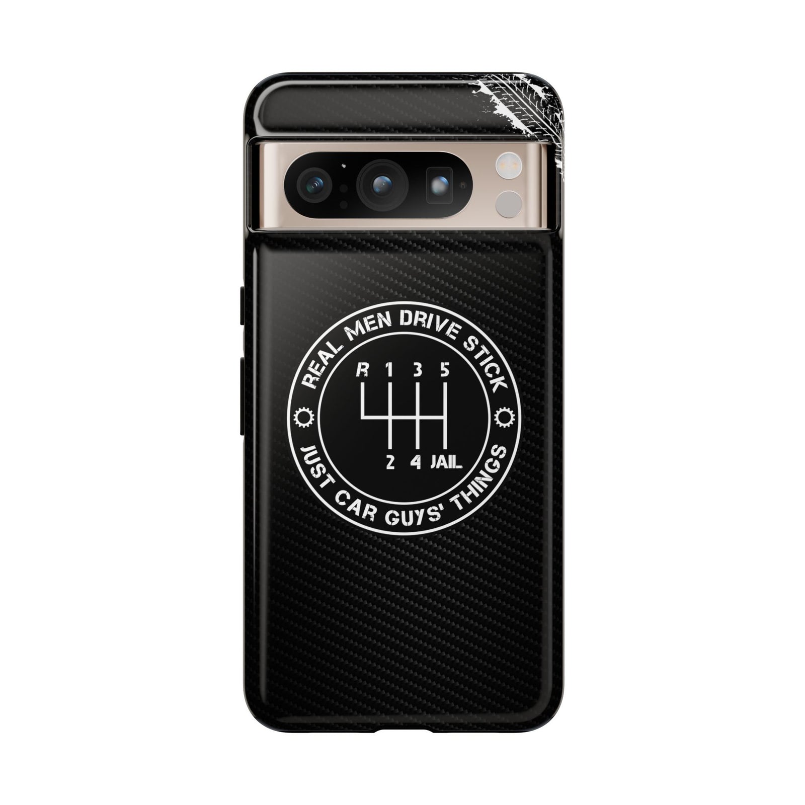 Real Men Drive Stick Manual Transmission Tough Phone Case | Car Guy Gift