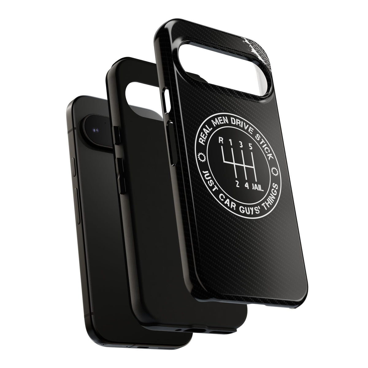 Real Men Drive Stick Manual Transmission Tough Phone Case | Car Guy Gift
