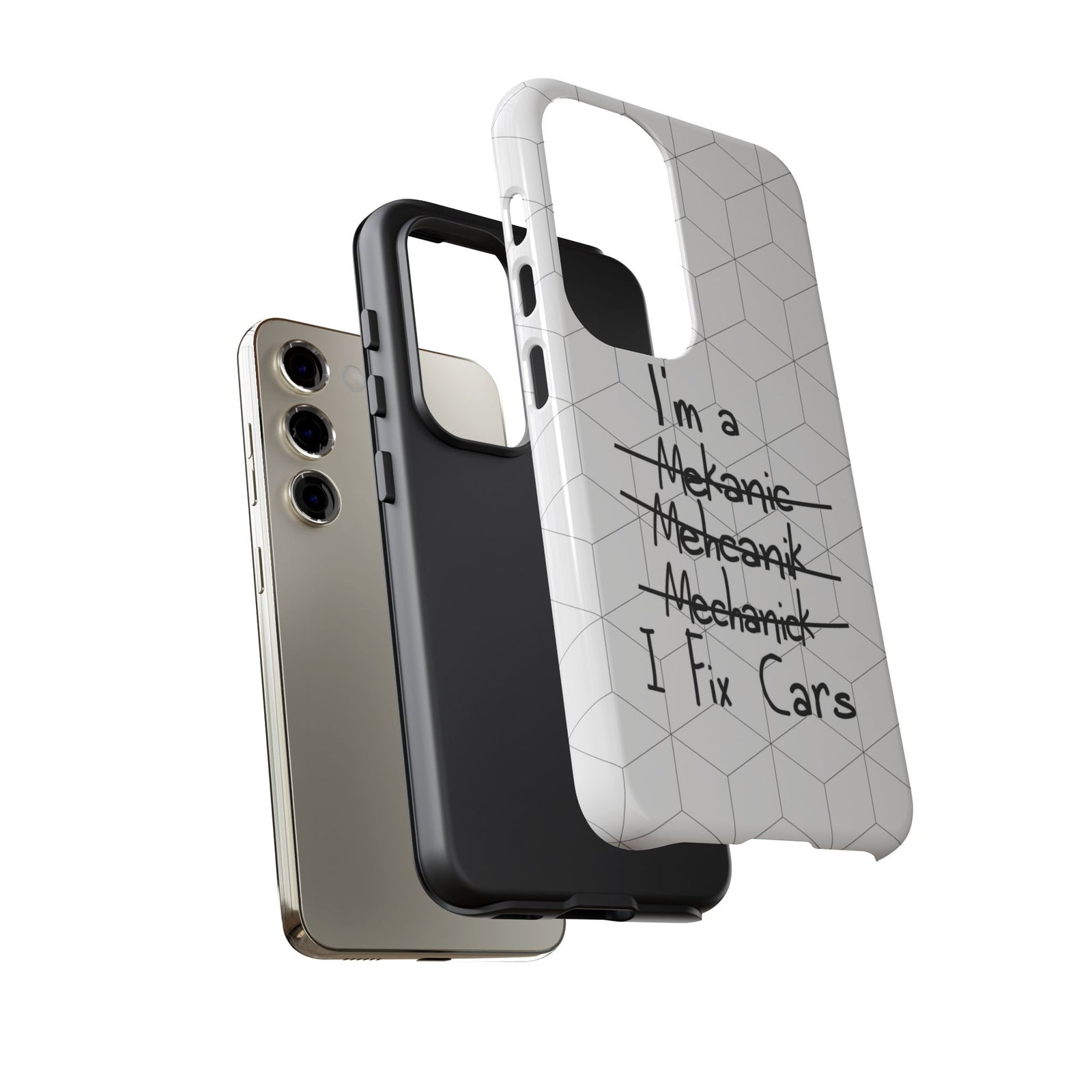 Mechanic I Fix Cars Funny Tough Phone Case | Car Guy Gift