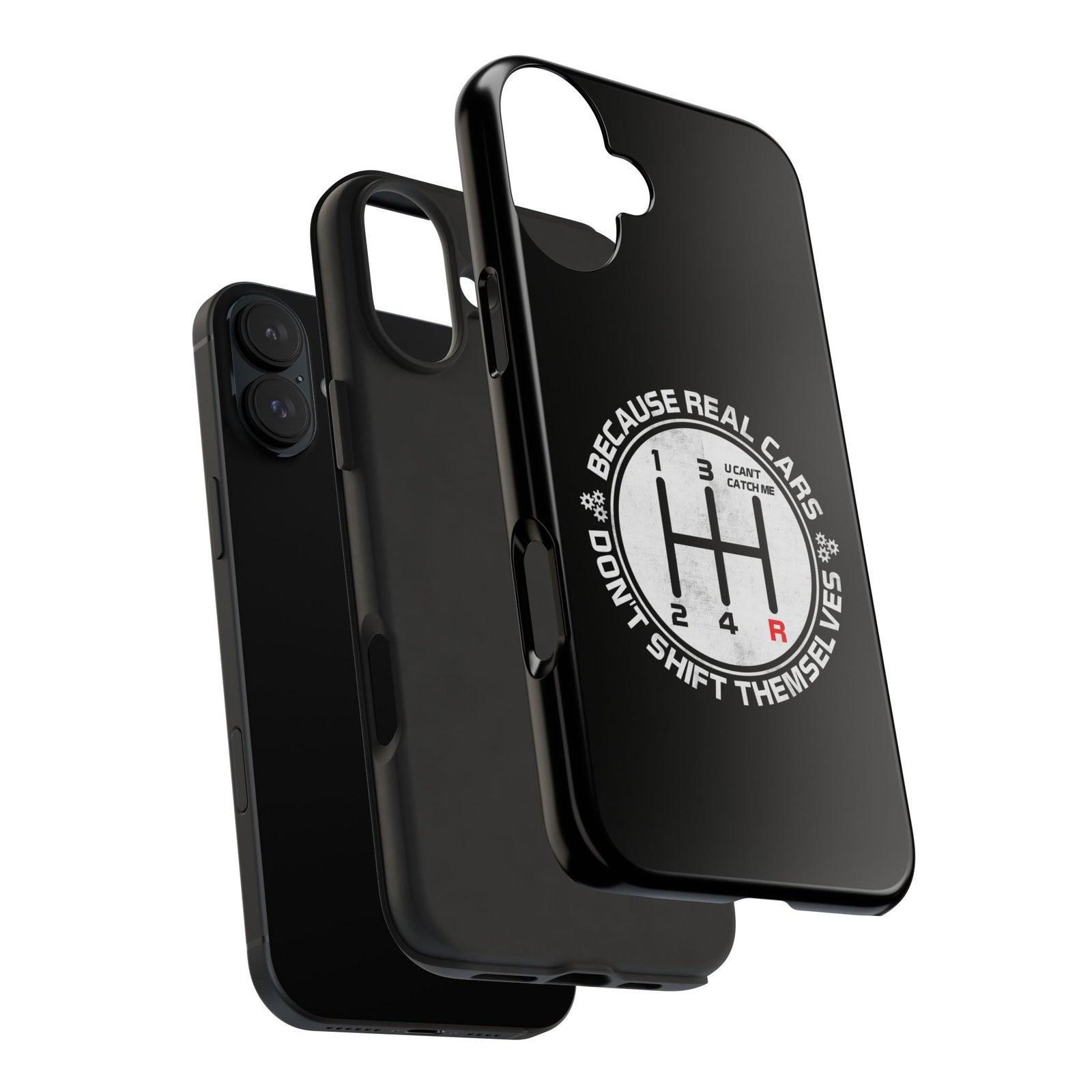 Real Cars Don't Shift Themselves Tough Phone Case | Manual Car Guy Gift